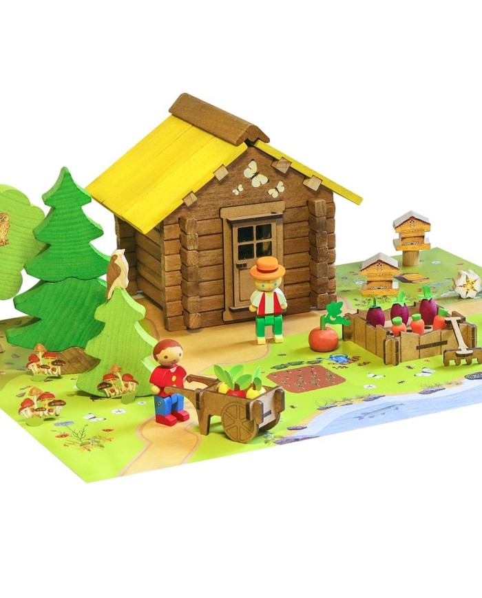 La maison de la nature – 95 piece - Jeujura - Jouet en bois