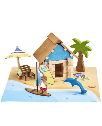 La cabane de plage - 55 pieces  - réf. 8029 La cabane de plage - 55 pieces  - réf. 8029