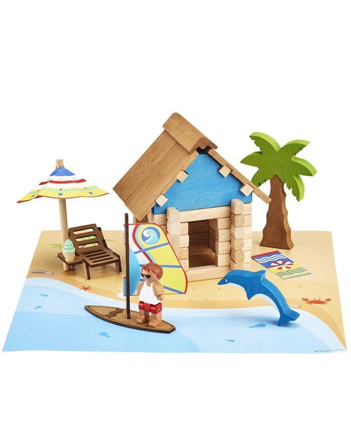 La cabane de plage - 55 pieces  - réf. 8029