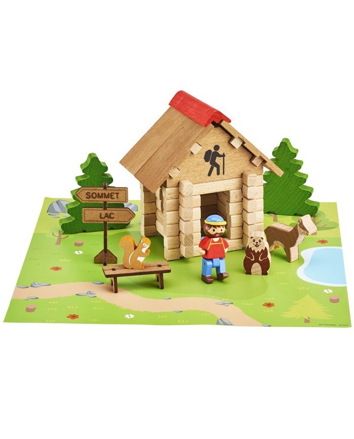 La cabane de montagne - 55 pieces  - réf. 8092 La cabane de montagne - 55 pieces  - réf. 8092
