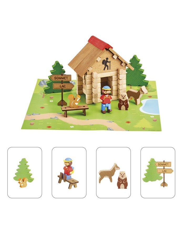 La cabane de montagne - 55 pieces  - réf. 8092 La cabane de montagne - 55 pieces  - réf. 8092