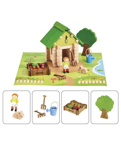 La cabane du jardinier - 60 pieces- réf. 8097 La cabane du jardinier - 60 pieces- réf. 8097
