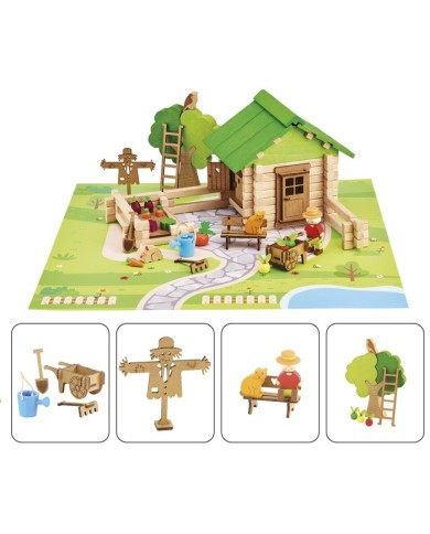 Maison et jardin - 135 pieces - réf. 8098 Maison et jardin - 135 pieces - réf. 8098