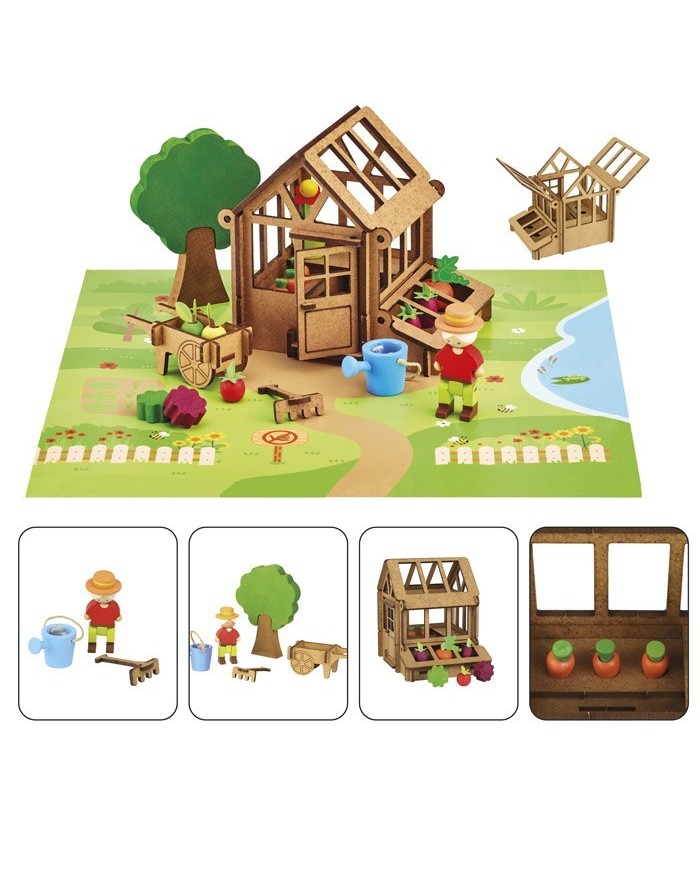 La serre du jardinier - 40 pieces - réf. 8099