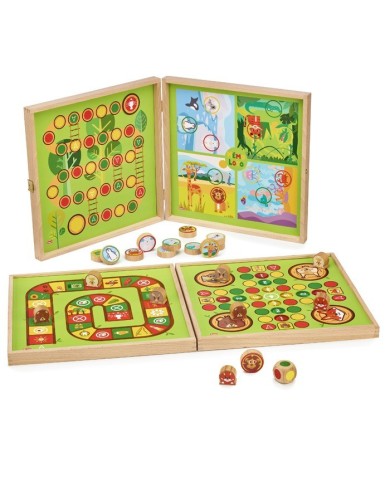 Mon premier coffret de jeux - coffret en bois - réf. 8110