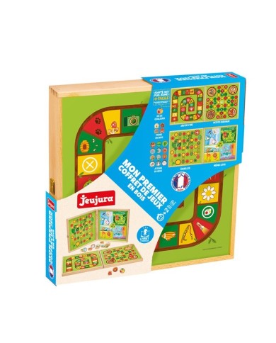 Mon premier coffret de jeux - coffret en bois - réf. 8110