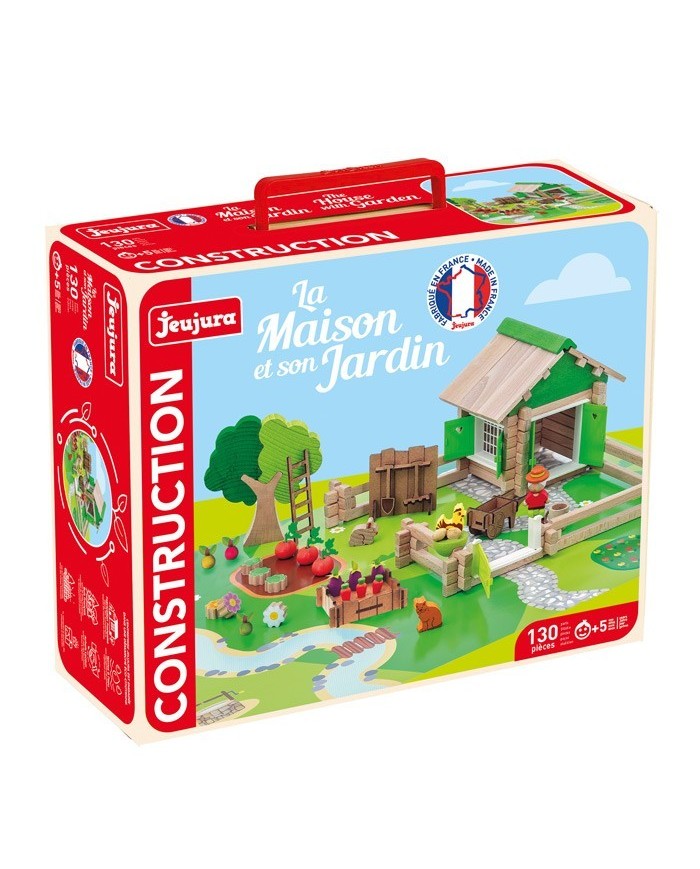 valisette : la maison et son jardin - 130 pieces valisette : la maison et son jardin - 130 pieces