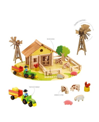 Ma ferme en bois - 145 pieces Ma ferme en bois - 145 pieces