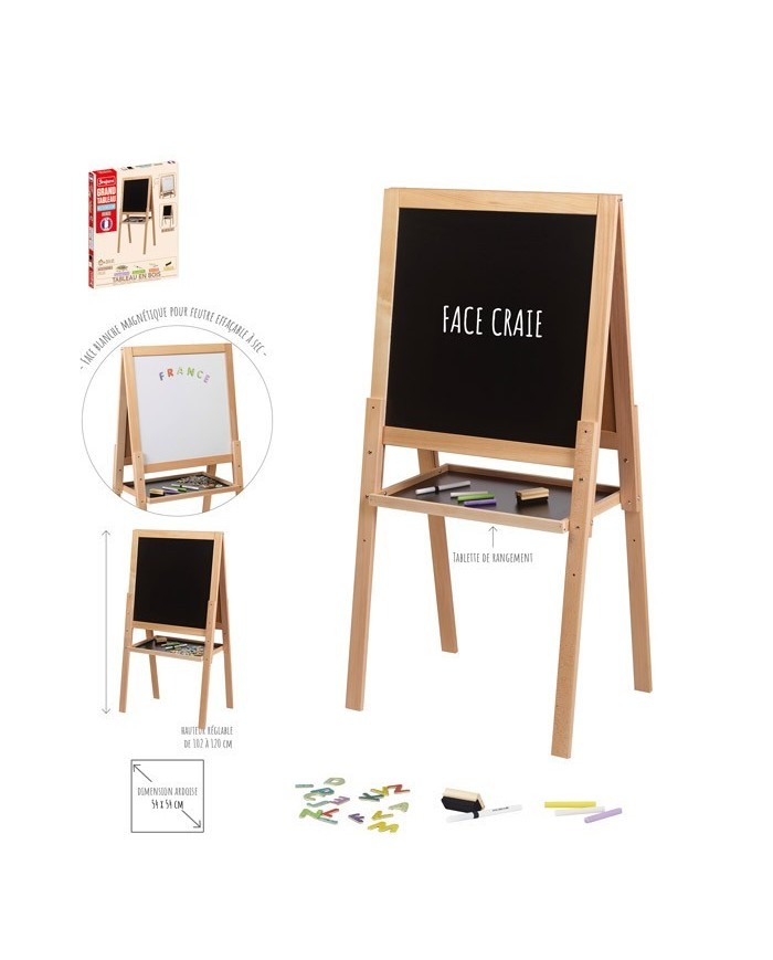 Grand tableau multifonctions en bois Grand tableau multifonctions en bois