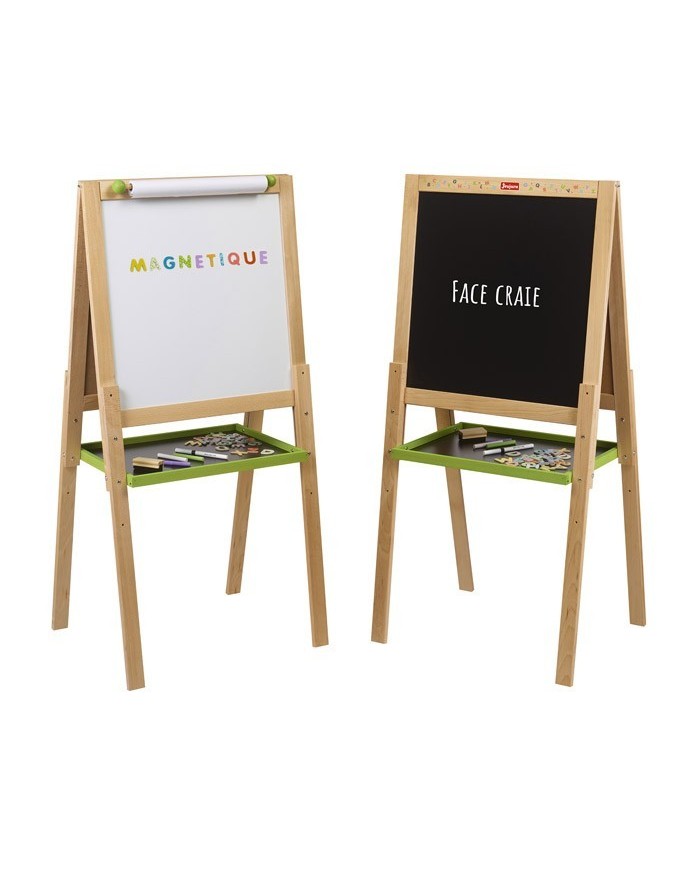 Grand tableau multifonctions en bois avec fonction dessin Grand tableau multifonctions en bois avec fonction dessin