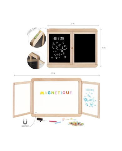 TABLEAU MURAL -TRIPTYQUE MAGNETIQUE TABLEAU MURAL -TRIPTYQUE MAGNETIQUE