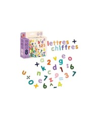 Magnets bois 80 lettres minuscules et chiffres