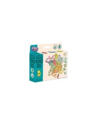 Magnets bois carte de france