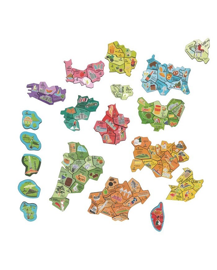 Magnets bois carte de france Magnets bois carte de france