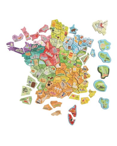 Magnets bois carte de france Magnets bois carte de france