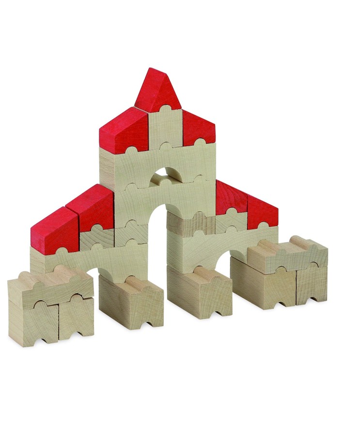 Blocs de construction - 100 pièces en bois