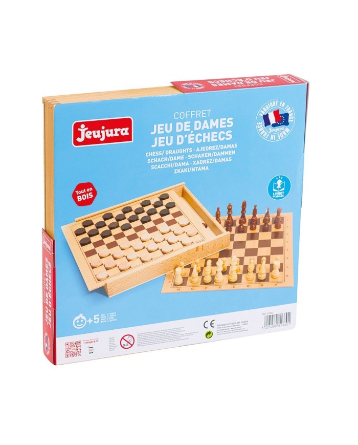 Coffret dames et échecs