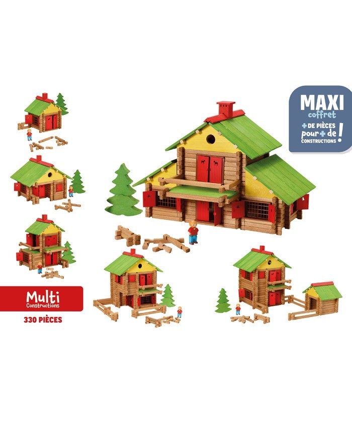 MON CHALET EN BOIS - MAXI COFFRET - 330 PIECES