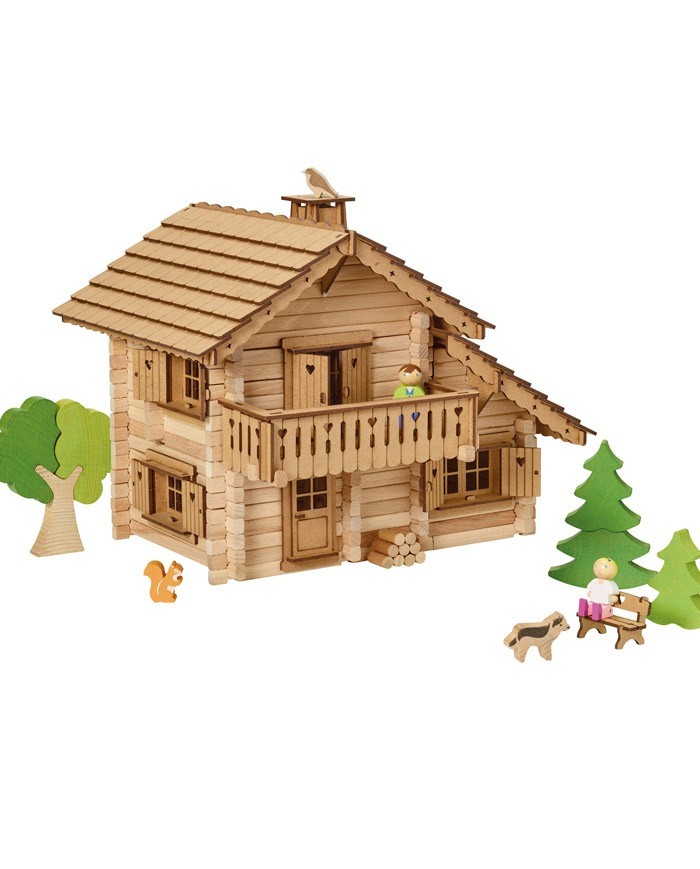 CHALET DE MONTAGNE - 310 PIECES - COFFRET EN BOIS