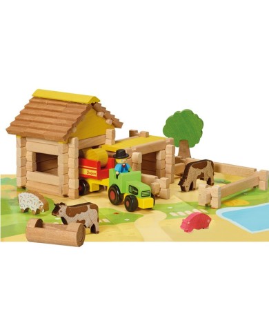 MA PREMIERE FERME AVEC TRACTEUR - 80 PIECES