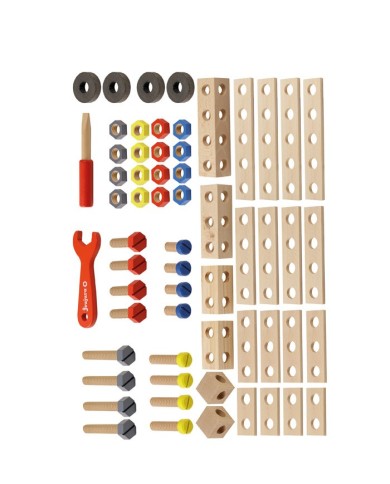 SET DE BRICOLAGE - 60 PIECES EN BOIS