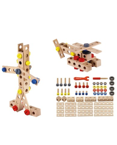 SET DE BRICOLAGE - 60 PIECES EN BOIS