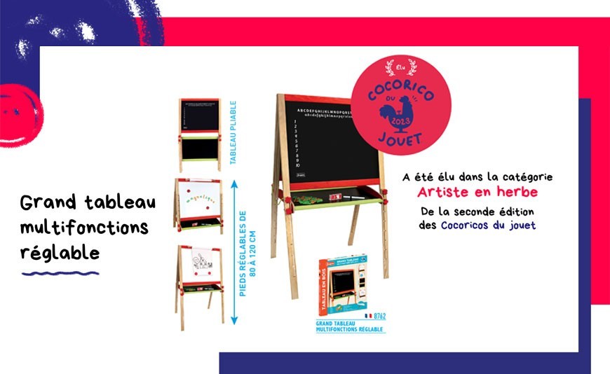 Notre Grand Tableau en Bois remporte Un Cocorico du Jouet !" Notre Grand Tableau en Bois remporte Un Cocorico du Jouet !"